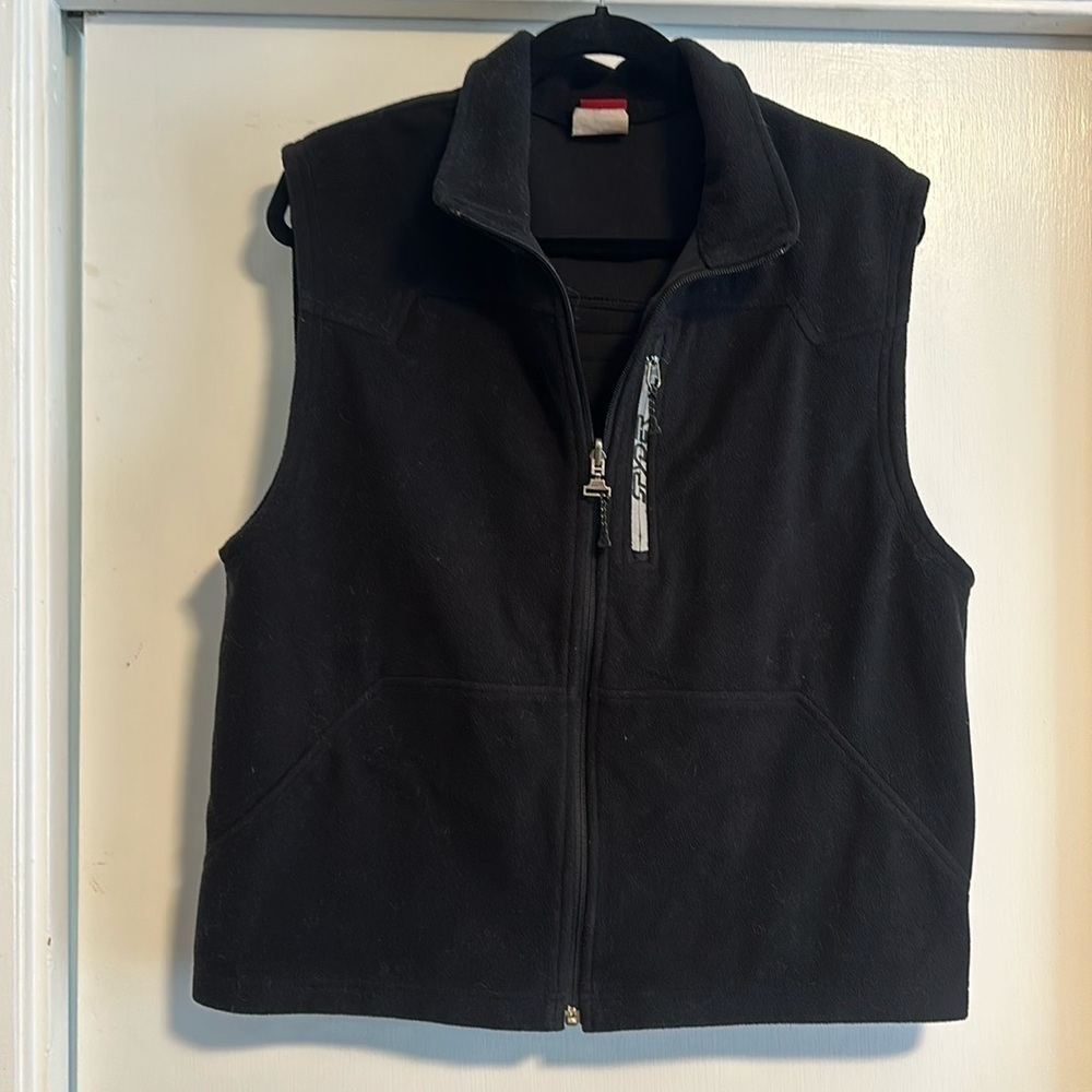 Guc: Spyder Polar Fleece Mens zip up Vest no pilling  thick fleece